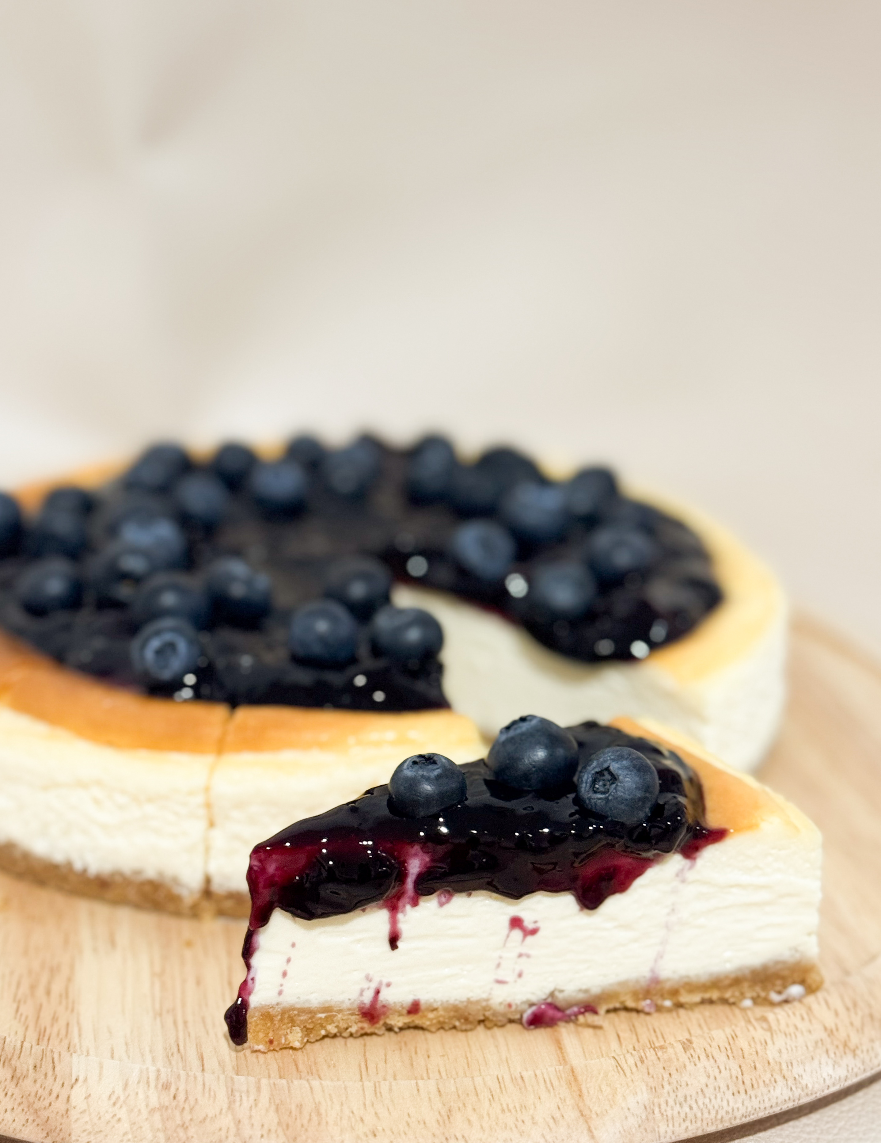 บลูเบอรี่ชีสพาย